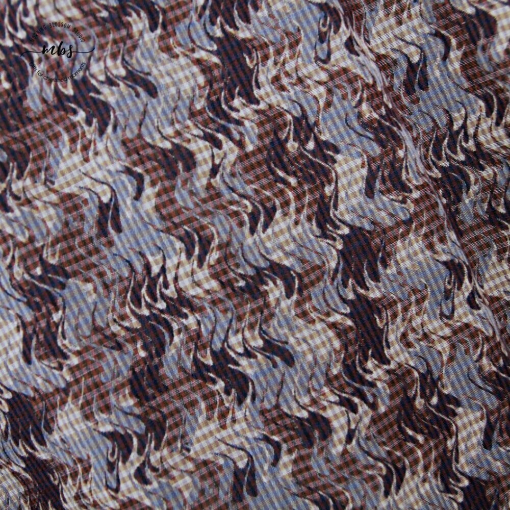 Jhane Barnes Abstract Pattern Button Cotton Short… - image 8